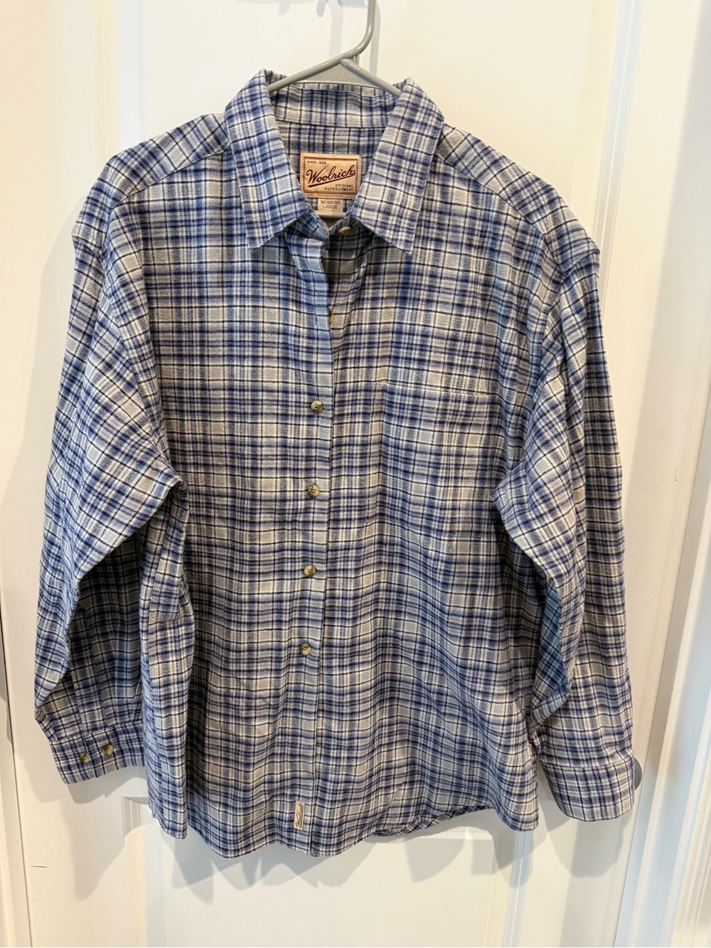Woolrich Women’s Plaid Button-Down Shirt Size Large